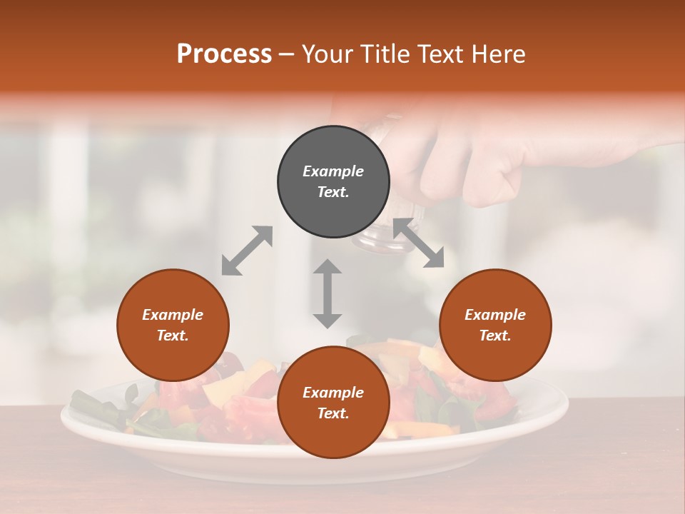 Paprika Dishware Salt PowerPoint Template