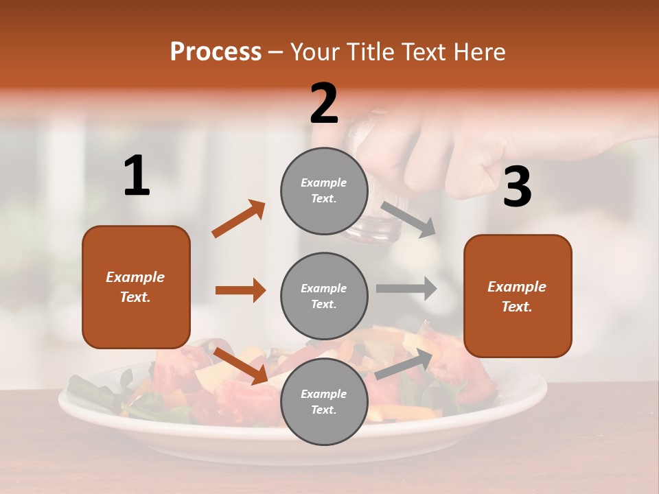 Paprika Dishware Salt PowerPoint Template