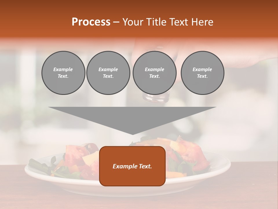 Paprika Dishware Salt PowerPoint Template