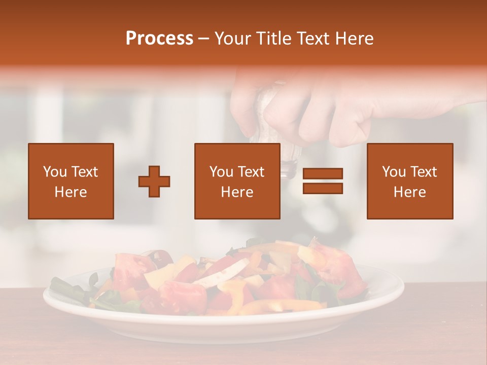 Paprika Dishware Salt PowerPoint Template
