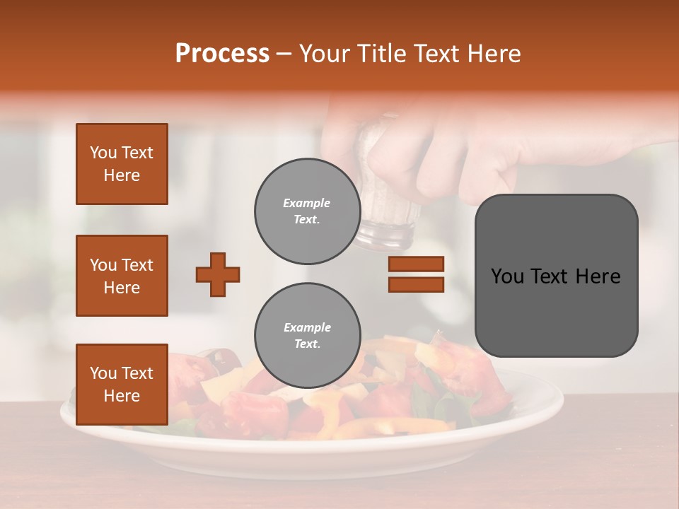 Paprika Dishware Salt PowerPoint Template