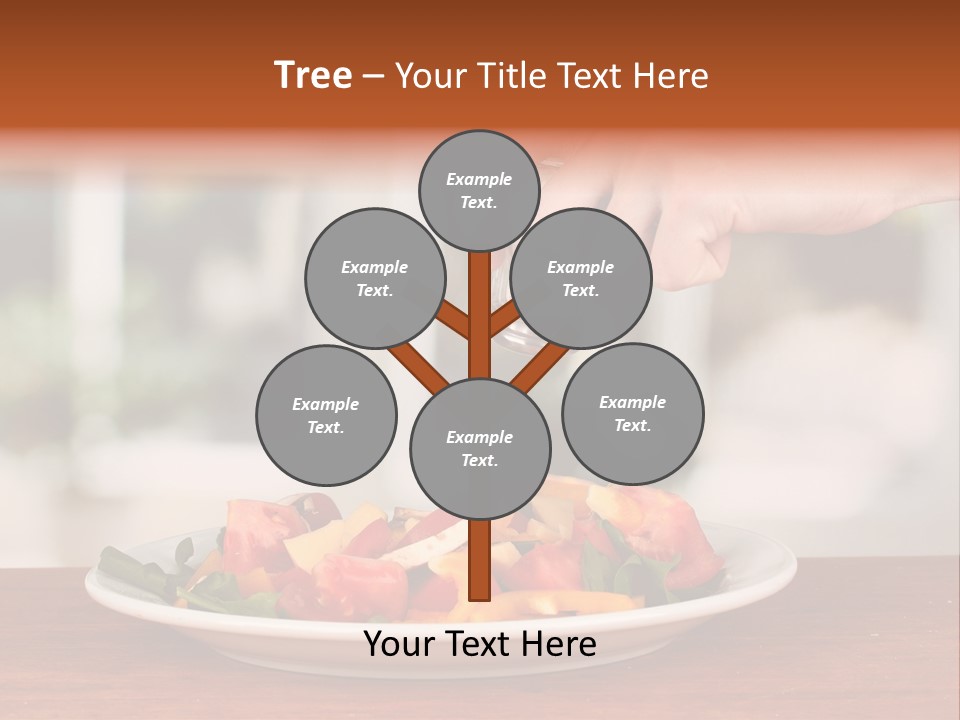 Paprika Dishware Salt PowerPoint Template