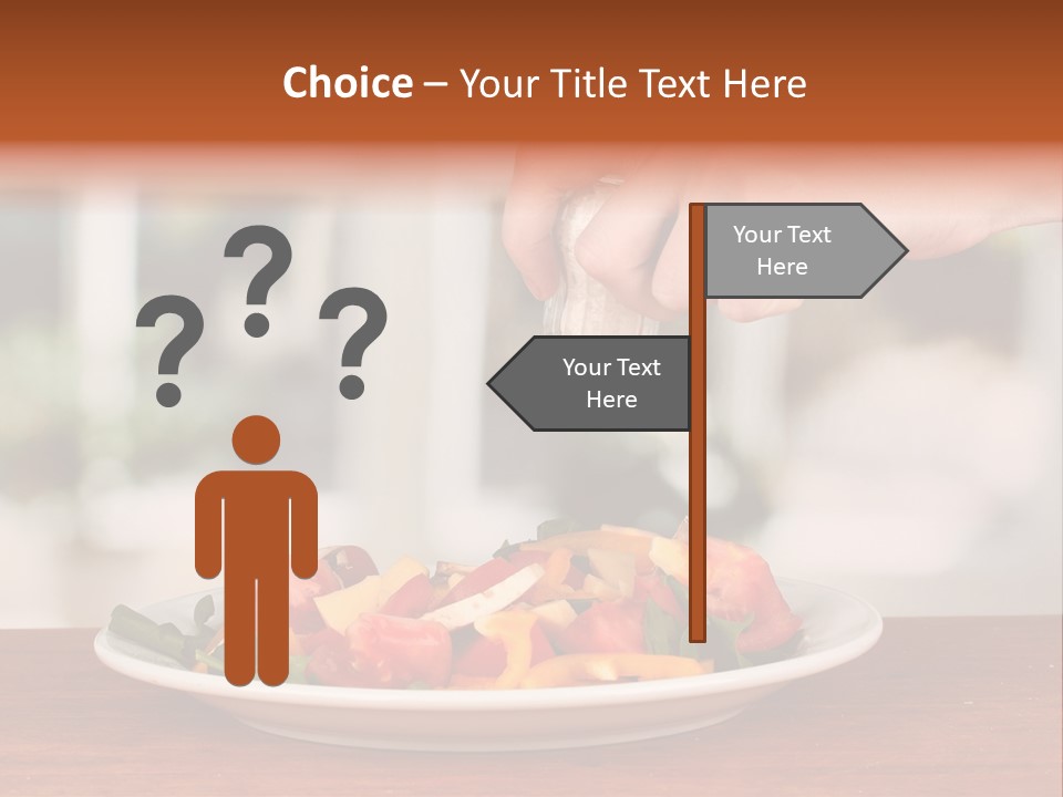 Paprika Dishware Salt PowerPoint Template