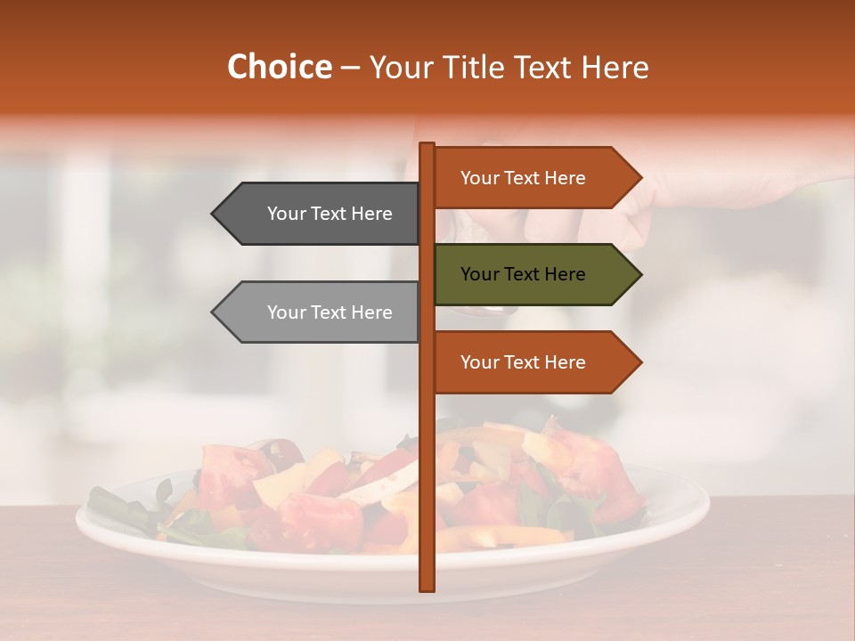 Paprika Dishware Salt PowerPoint Template