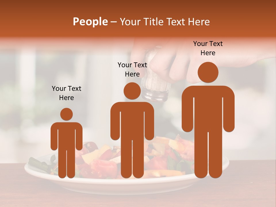 Paprika Dishware Salt PowerPoint Template