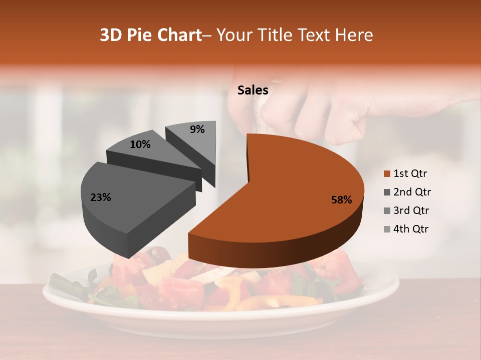 Paprika Dishware Salt PowerPoint Template