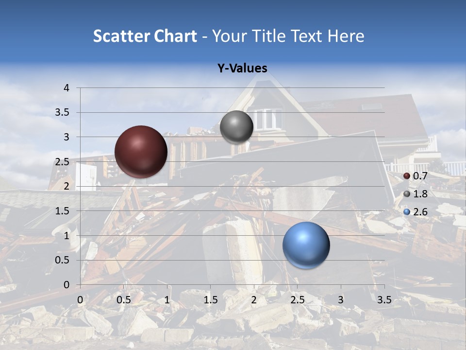 Disaster Violent Flood PowerPoint Template