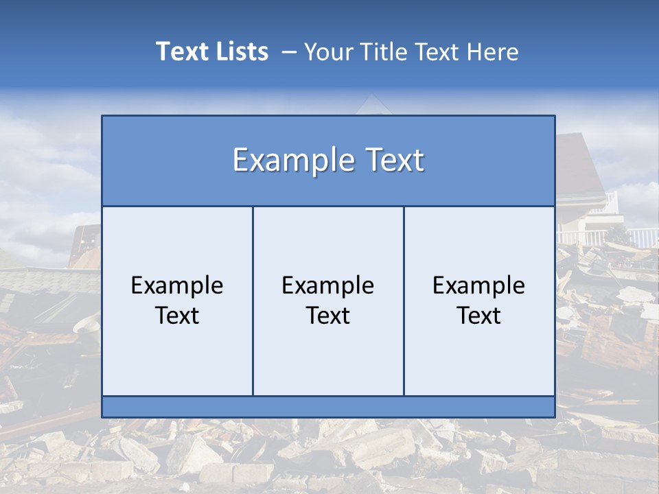 Disaster Violent Flood PowerPoint Template