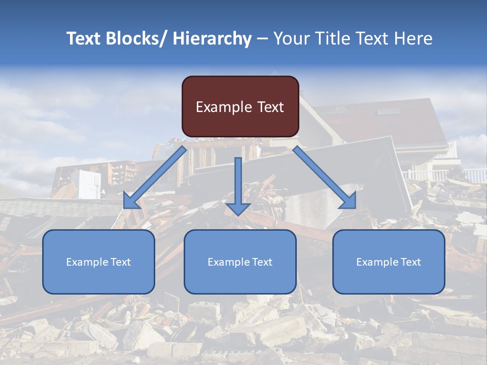 Disaster Violent Flood PowerPoint Template
