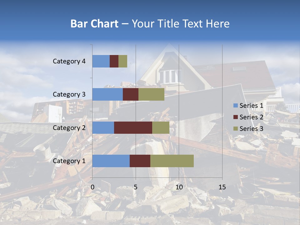 Disaster Violent Flood PowerPoint Template