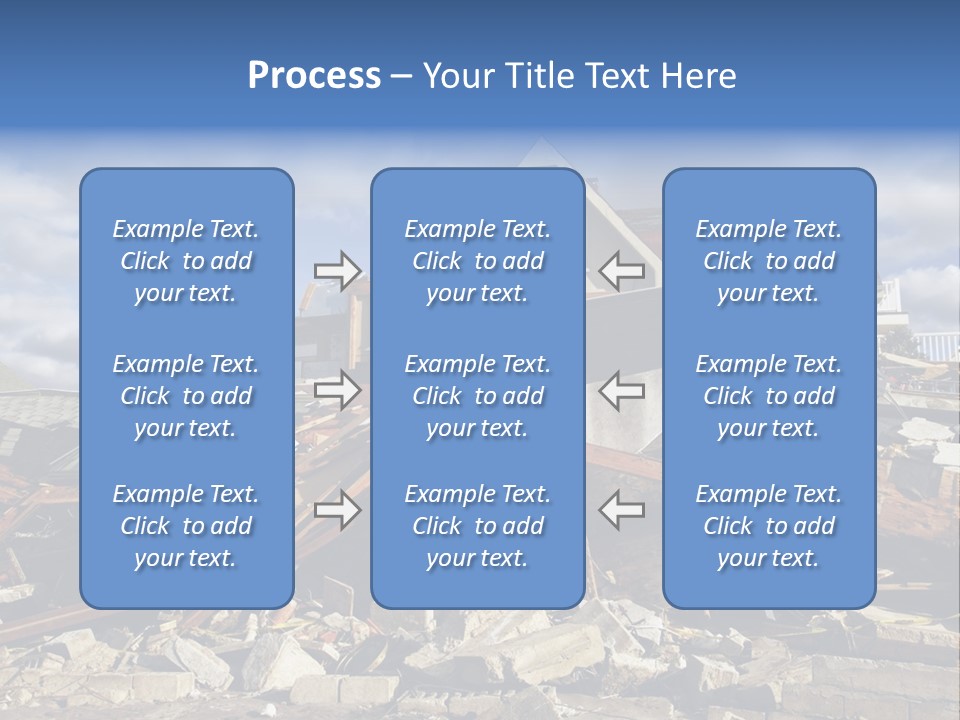 Disaster Violent Flood PowerPoint Template