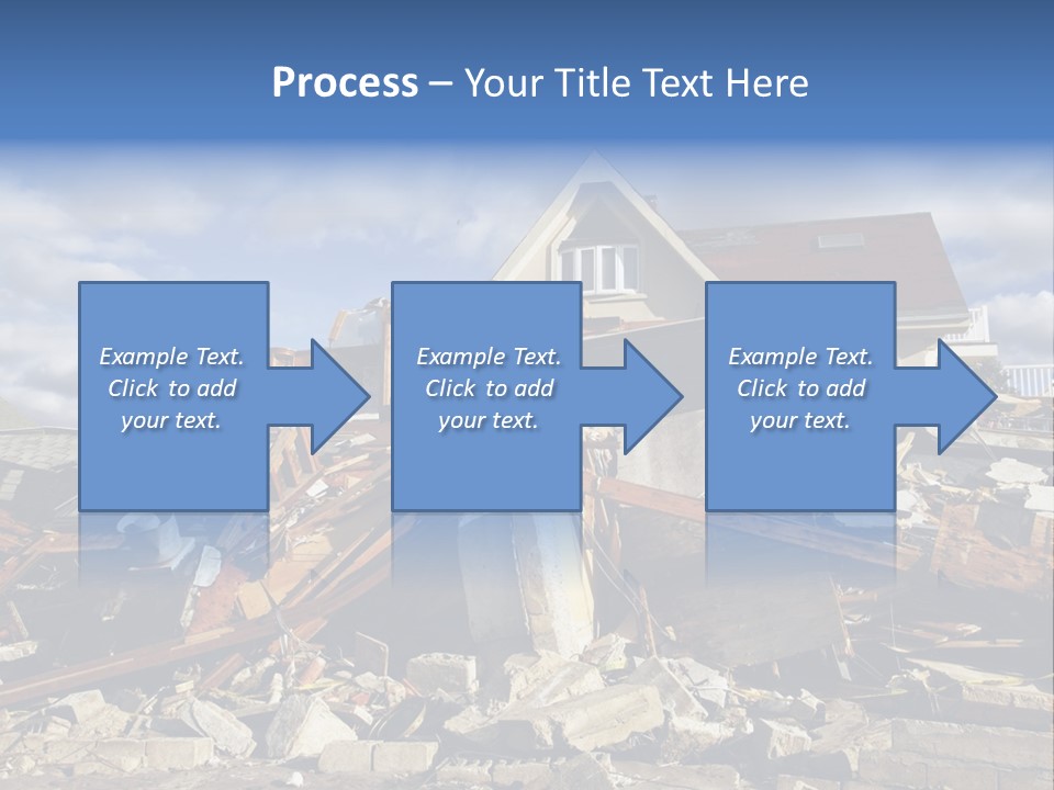 Disaster Violent Flood PowerPoint Template