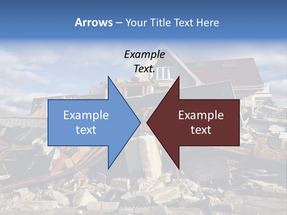 Disaster Violent Flood PowerPoint Template