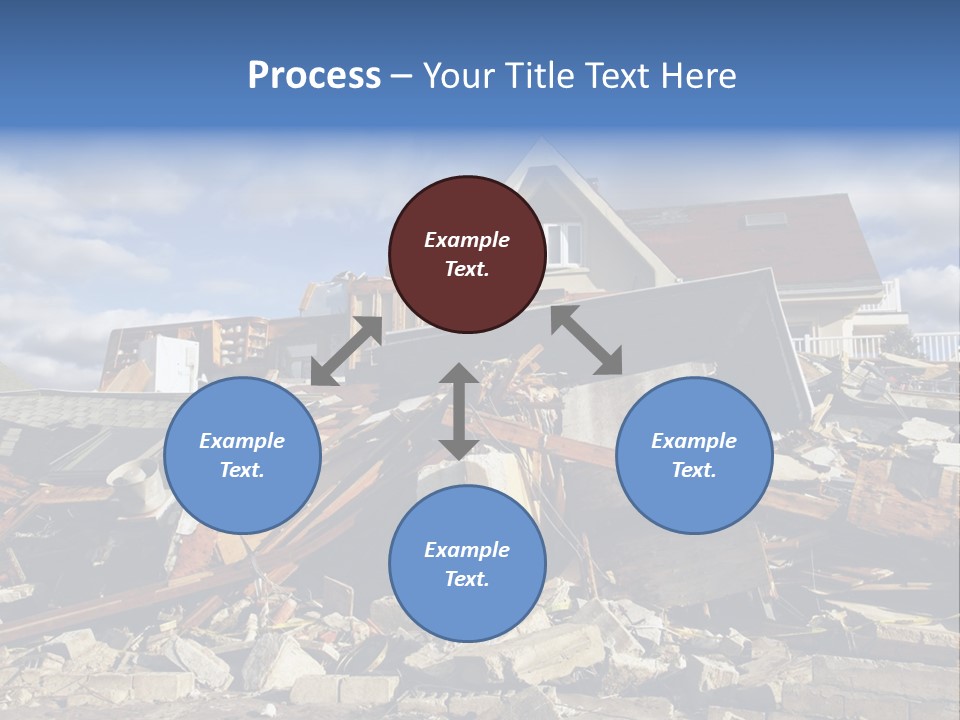 Disaster Violent Flood PowerPoint Template