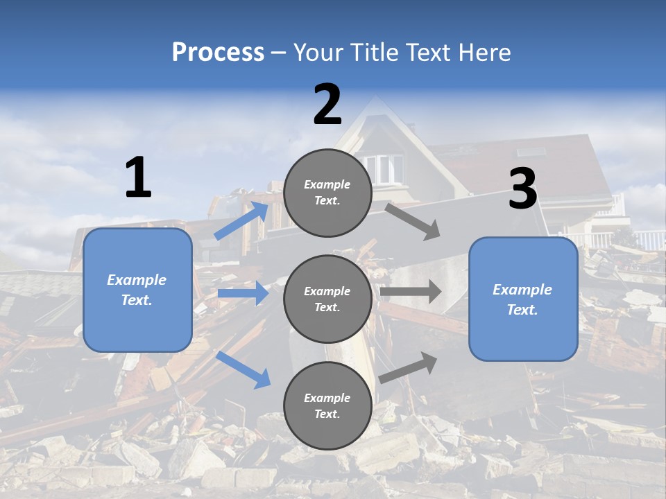 Disaster Violent Flood PowerPoint Template