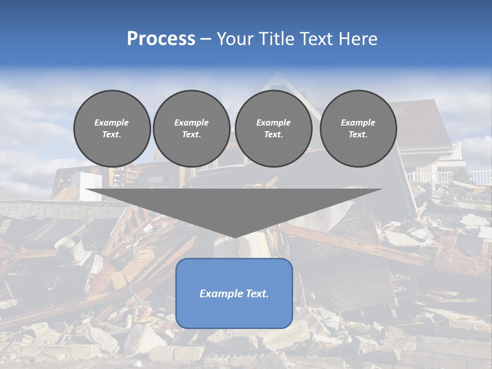 Disaster Violent Flood PowerPoint Template