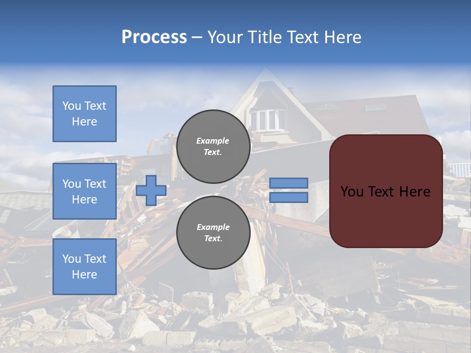 Disaster Violent Flood PowerPoint Template