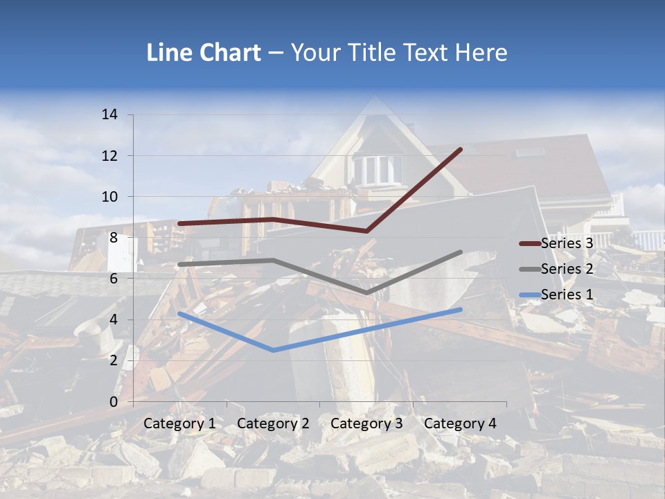 Disaster Violent Flood PowerPoint Template