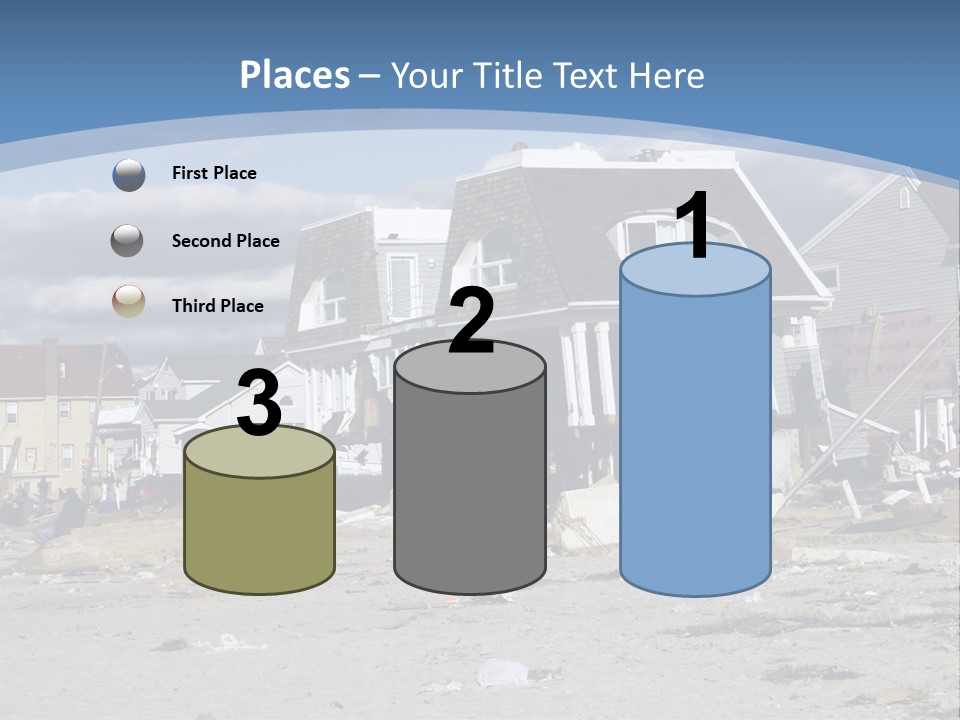 Hurricane Break Debris PowerPoint Template