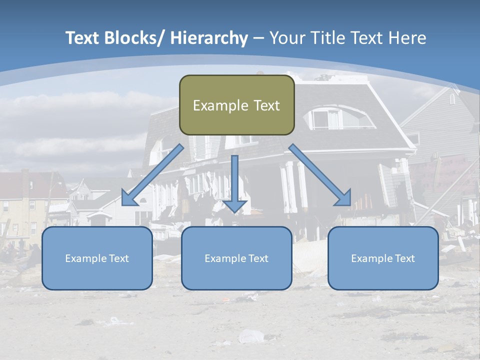 Hurricane Break Debris PowerPoint Template