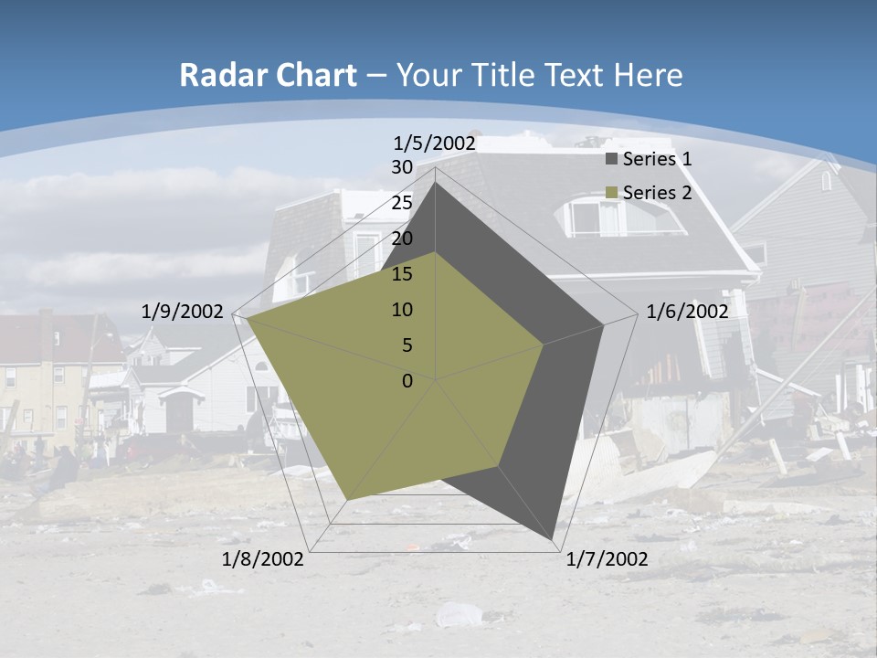Hurricane Break Debris PowerPoint Template