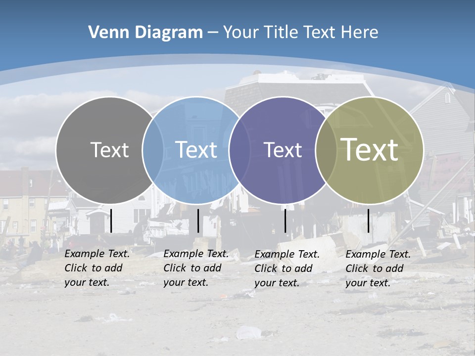 Hurricane Break Debris PowerPoint Template