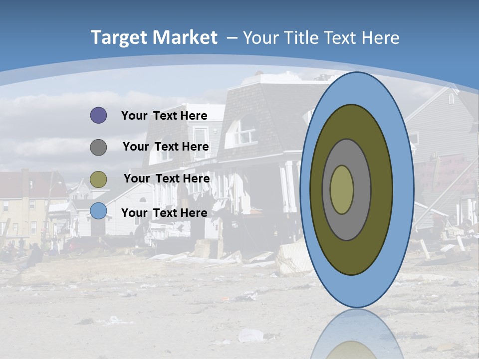 Hurricane Break Debris PowerPoint Template