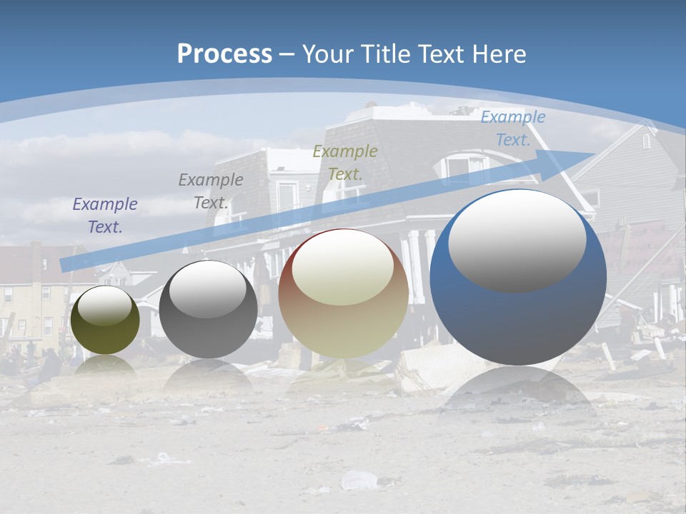 Hurricane Break Debris PowerPoint Template