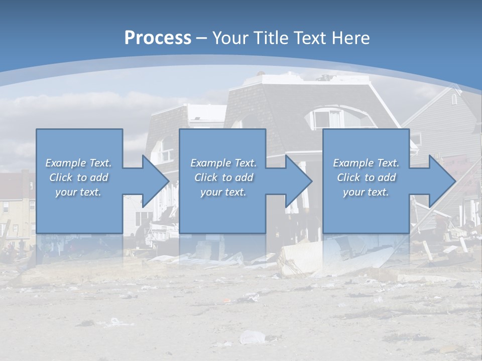 Hurricane Break Debris PowerPoint Template