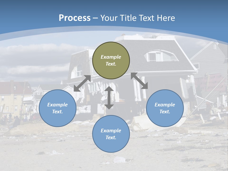 Hurricane Break Debris PowerPoint Template