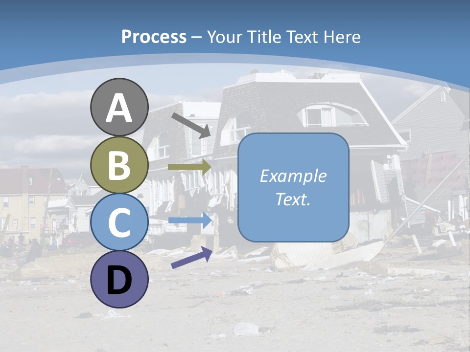 Hurricane Break Debris PowerPoint Template