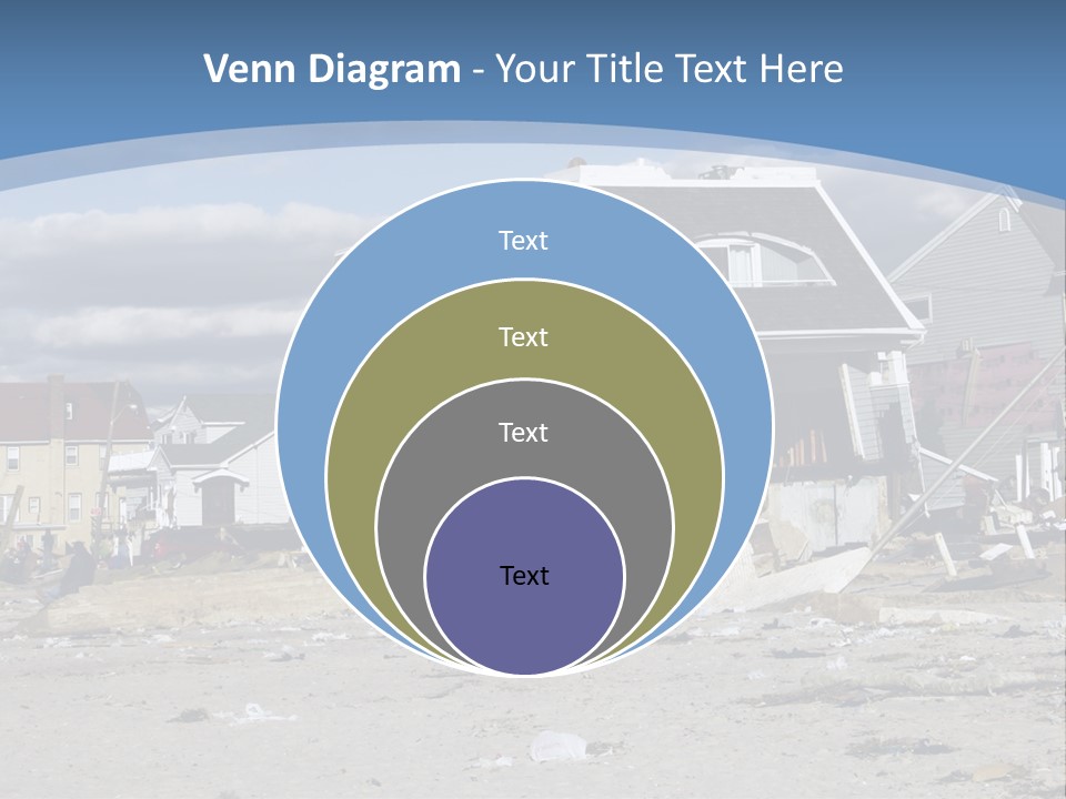 Hurricane Break Debris PowerPoint Template