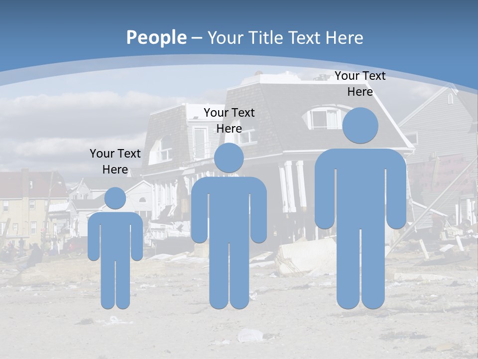 Hurricane Break Debris PowerPoint Template