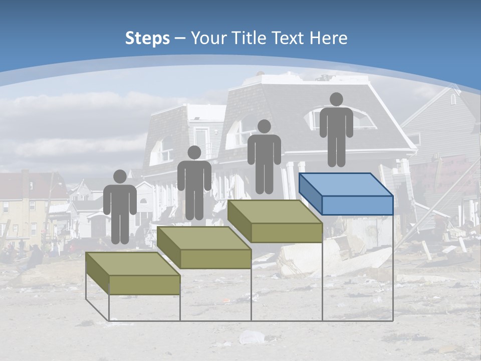 Hurricane Break Debris PowerPoint Template