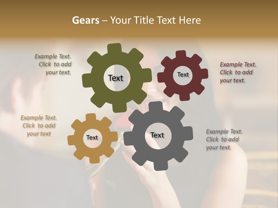 Bar Date Cafe PowerPoint Template