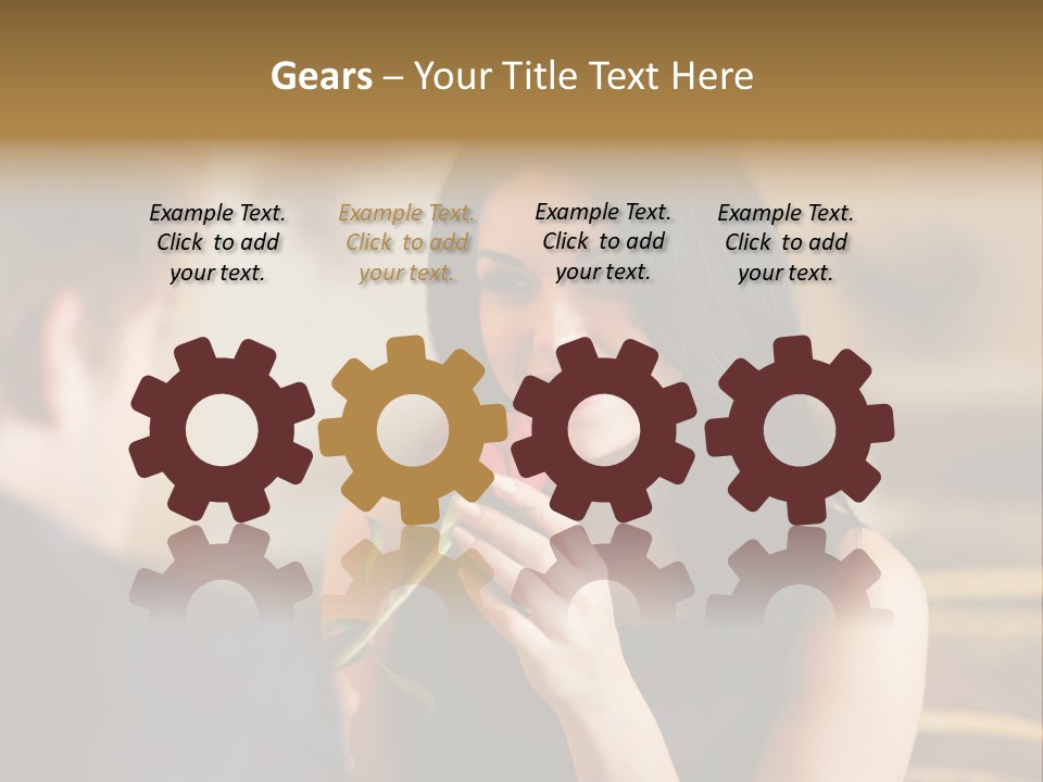 Bar Date Cafe PowerPoint Template