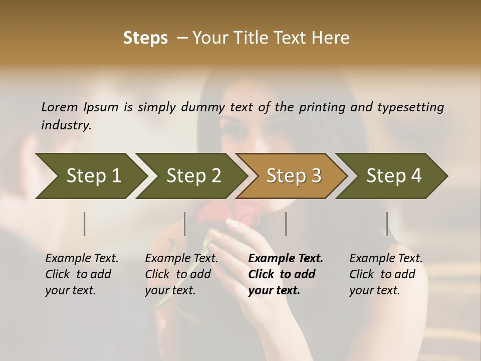Bar Date Cafe PowerPoint Template