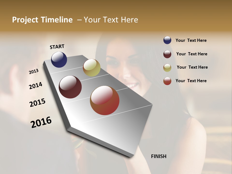 Bar Date Cafe PowerPoint Template