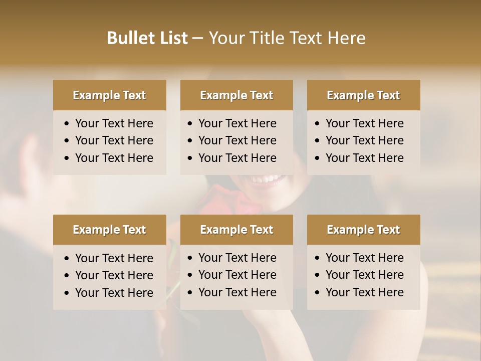 Bar Date Cafe PowerPoint Template