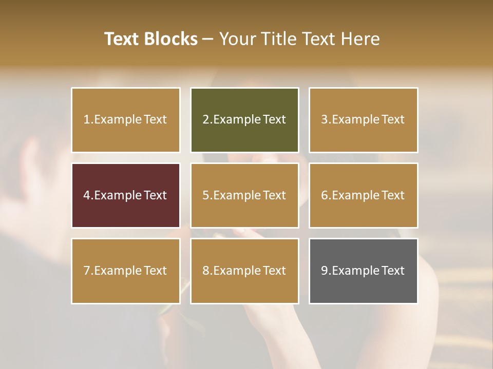 Bar Date Cafe PowerPoint Template