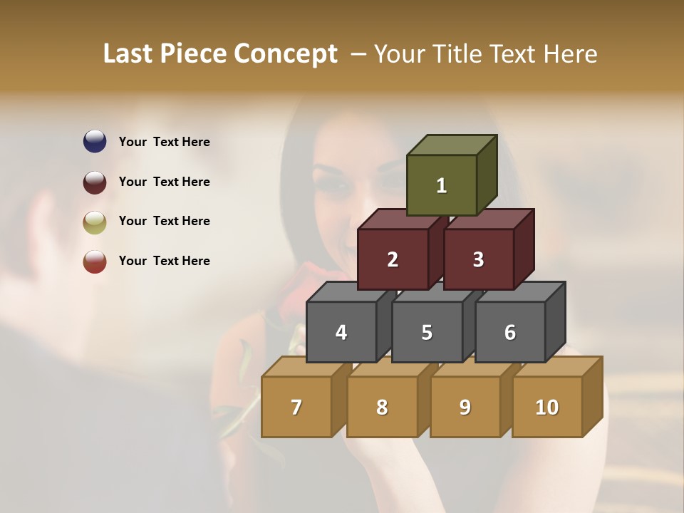 Bar Date Cafe PowerPoint Template