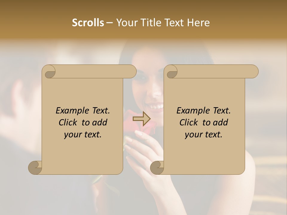 Bar Date Cafe PowerPoint Template