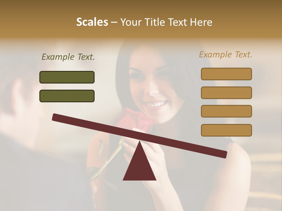 Bar Date Cafe PowerPoint Template