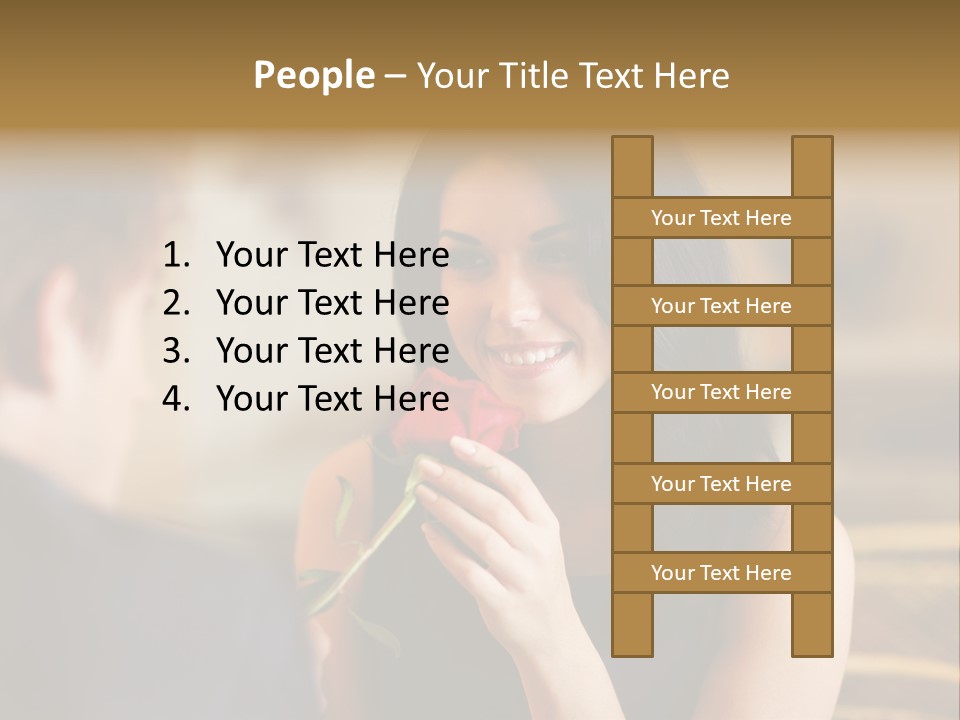 Bar Date Cafe PowerPoint Template
