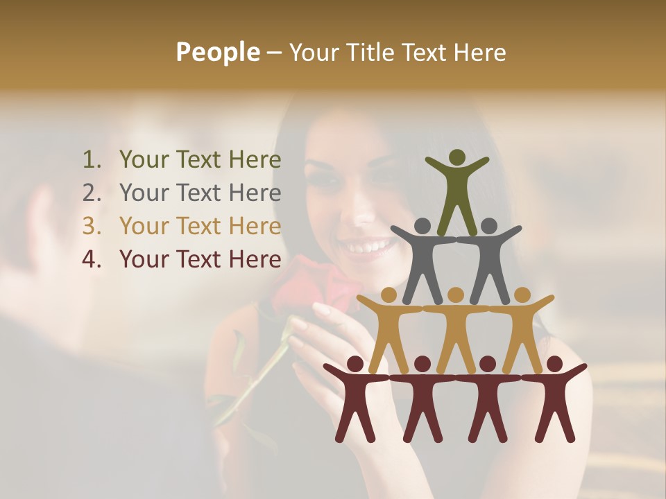 Bar Date Cafe PowerPoint Template