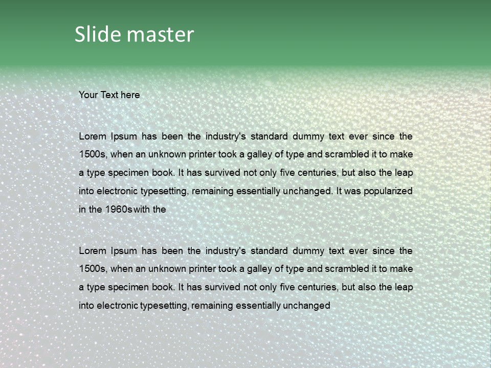 Shiny Texture Sparse PowerPoint Template