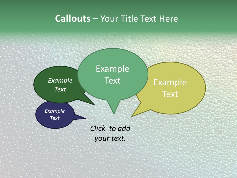 Shiny Texture Sparse PowerPoint Template