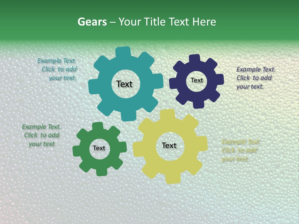 Water Gray Backgrounds PowerPoint Template