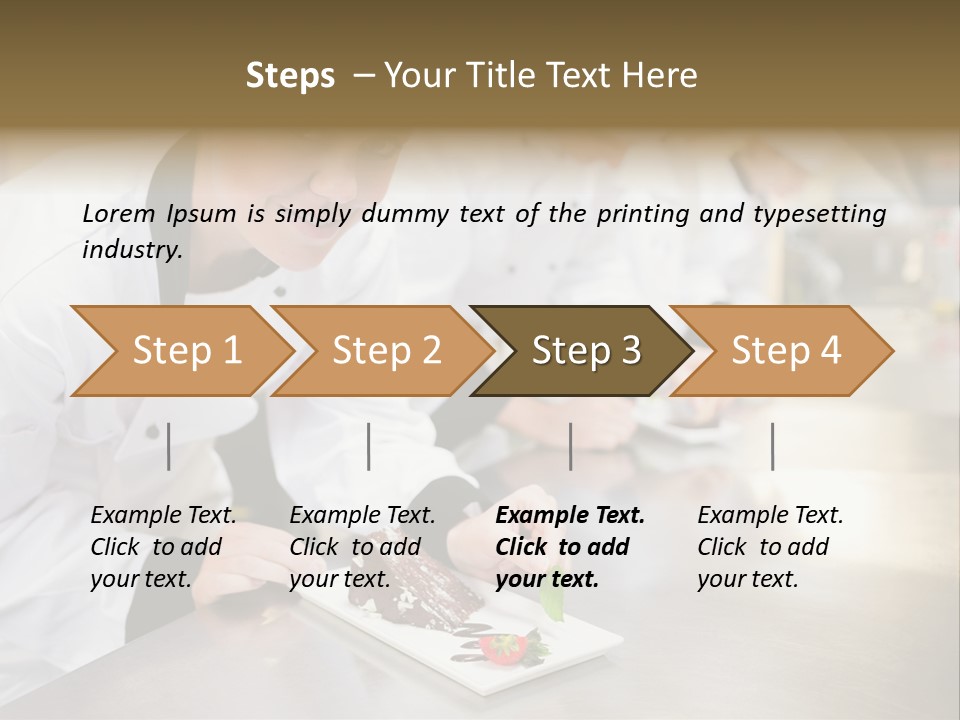 Chef Dish Sweet PowerPoint Template
