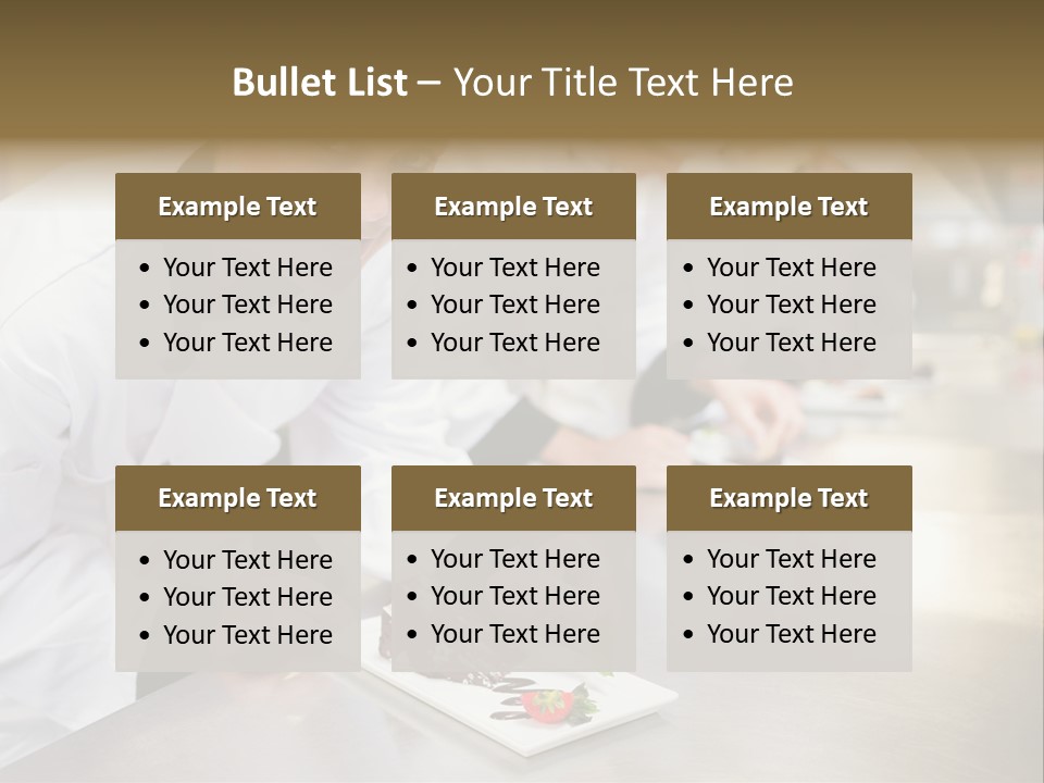 Chef Dish Sweet PowerPoint Template